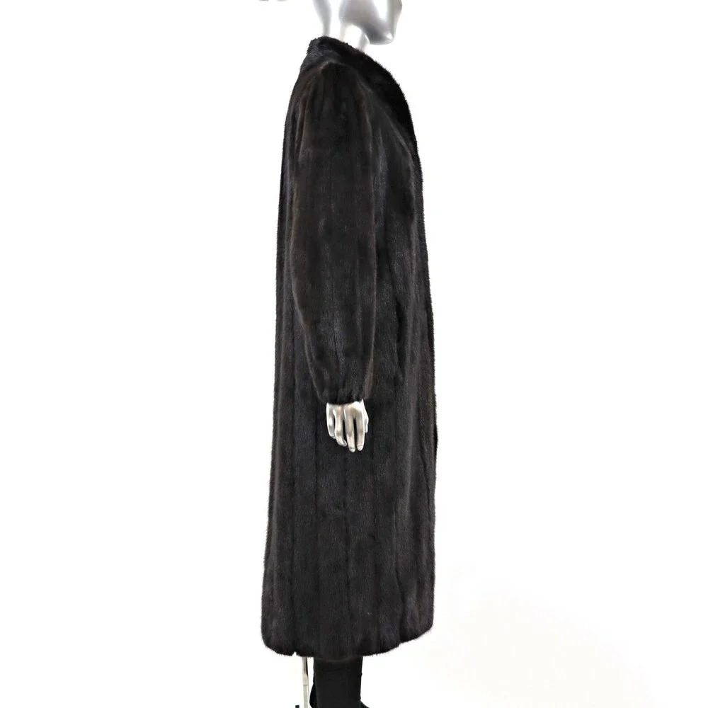 Mahogany Mink Coat- Size M - Picture 5 of 8